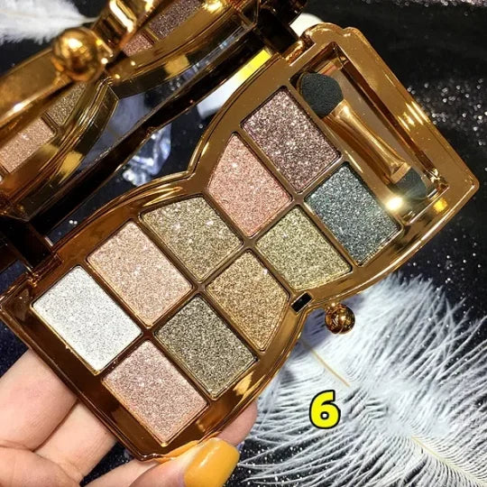 ✨Paleta de sombras de ojos|Sparkle Shimmer de 10 colores🤩