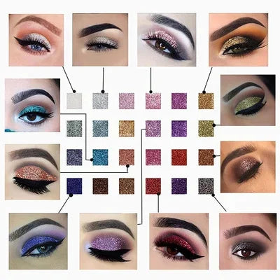 ✨Paleta de sombras de ojos|Shimmer shadow palette de 6 colores🤩